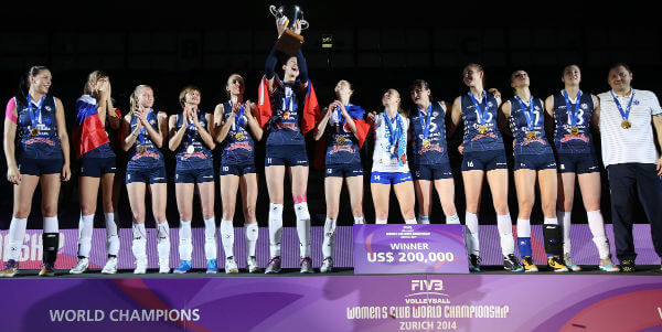 Campeãs do Campeonato Mundial de Vôlei Feminino - Vencedoras aqui