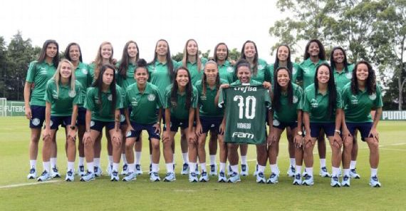 Palmeiras apresenta time para Brasileirão Feminino 2019