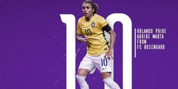 Marta assina com Orlando Pride