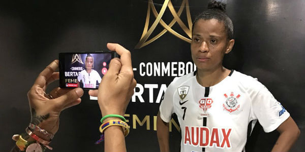 Grazielle, o destaque do Corinthians/Audax contra time colombiano