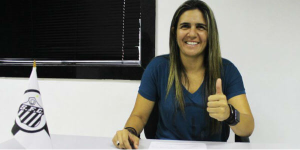 Emily Lima é nova treinadora do Santos FC